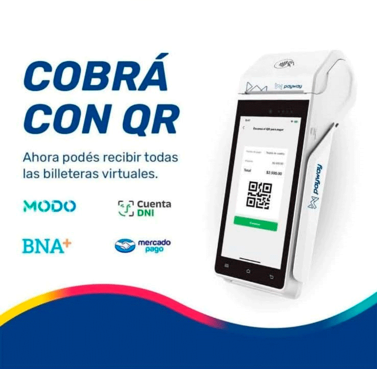 Cobrá con QR Payway